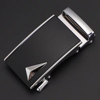 Vente en gros pour fabricants MENGZHE BB2025091254 Tête de boucle de ceinture automatique en alliage 4.0 pour homme, compatible avec les ceintures de 3.5 cm de large, style professionnel polyvalent et simple