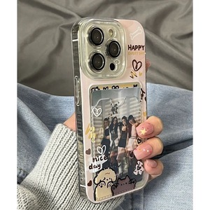 Line Cat Apple 15 custodia per cellulare 14pm titolare della carta IPhone13promax Post foto 13/14/15PRO - Product Image 4