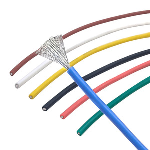 <b>Silicone</b> <b>Rubber</b> Insulated Tinned Copper Wire 16 Awg Stranded Round Industrial Electrical Wire 600V Rated Voltage - Product Image 3