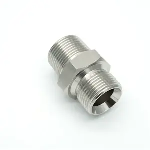 Rechte buis fitting JIC mannelijke kegel bsp o-ring tube fittings gewrichten met huls verbinding 1/2 tepel