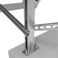 Système de montage solaire au sol Support de montage de panneau solaire en aluminium pour une énergie solaire sûre et efficace