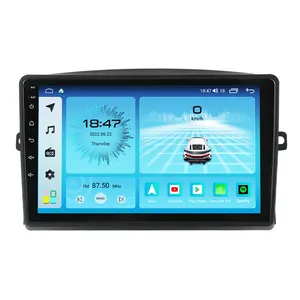 Mekede Android 12 2K QLED Layar Sentuh Radio Mobil untuk Toyota Sienna 2004-2010 Video Mobil dengan Carplay Nirkabel