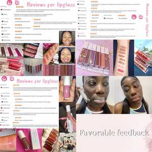 Crea tu Propio Set de Maquillaje de Marca, Brillo Labial al por Mayor, Logotipo Personalizado, Brillo Labial Vegano de Marca Privada en Tonos Nude - Product Image 6