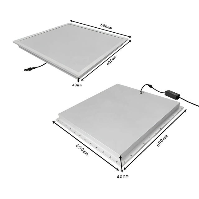 25W 60W Selectable IP65 Waterproof LED Panel Light, Field-Adjustable Wattage & CCT, Surface Mounted for Garage Workshop Corridor