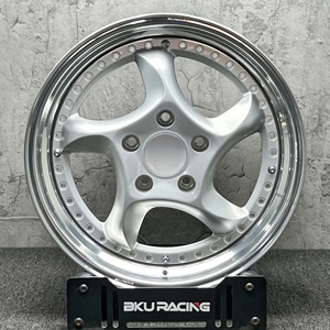 Juego de 3 Ruedas Forjadas Bku 5x130 para <span class=keywords><strong>Porsche</strong></span> <span class=keywords><strong>986</strong></span> 987 <span class=keywords><strong>Boxster</strong></span> 996 911 Carrera Turbo, Llantas de Aleación Personalizadas de 18, 19 y 20 Pulgadas con Diseño Cóncavo - Product Image 2