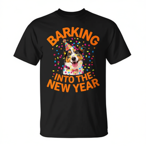 Camiseta Barking Into The New Year con celebración canina - Product Image 2