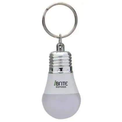 Promocional Acender LED Bulb Keytag
