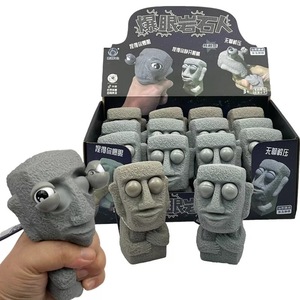Giocattolo Antistress Divertente e Originale a Forma di Uomo di Pietra, Giocattolo Decompressione Rimbalzante, Regalo di Halloween Divertente, Vendita all'Ingrosso - Product Image 1