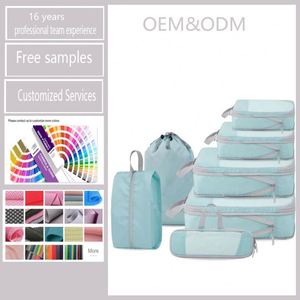 Lightweight Compression Luggage Organizer Bags 7 Pcs Packing Cubes Travel Bag Set - Product Image 2
