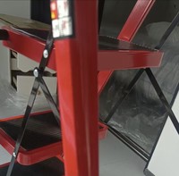 Échelle télescopique industrielle multifonction en aluminium certifiée EN131, échelle extensible portable avec crochet de sécurité