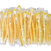 Articles de toilette pour hôtel, brosse à dents jetable avec dentifrice, kit dentaire pour hôtel