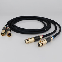 Câble audio équilibré RASANTEK HiFi Audiophile XLR mâle-femelle - Câble audio sans perte plaqué or OFC pour studio, home cinéma et projecteur