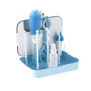 Voyage <span class=keywords><strong>biberon</strong></span> égouttoir plateau porte-<span class=keywords><strong>biberon</strong></span> OEM bébé <span class=keywords><strong>biberon</strong></span> nettoyage brosse sèche-linge égouttoir stockage étendoir - Product Image 4