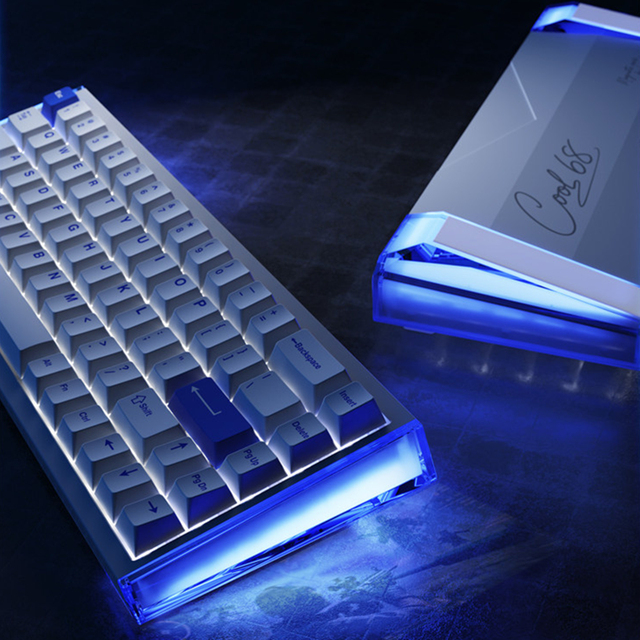 HZGAMER Cool68 Wired Magnetic-Axis Mechanical Keyboard RT Esports Gaming Hot-Swappable RGB 8K Polling Rate Mute