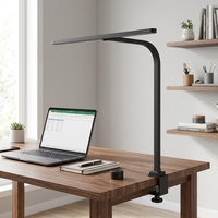 Lampes de table à bras articulé LED modernes L2 PRO, lampe de table à clipser de luxe, lumière intelligente à commande à distance