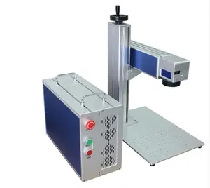 30W Mini Portable Metal Fiber Laser Marking Engraving Printing Machine Laser Marker Suitable For Metal Glass Wood Etc