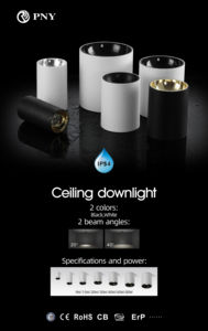 Anti-éblouissement <span class=keywords><strong>IP65</strong></span> étanche Downlight 30W 40W projecteur LED convient à la salle de <span class=keywords><strong>douche</strong></span>/salle de bain/cuisine/couloir éteint/balcon - Product Image 3