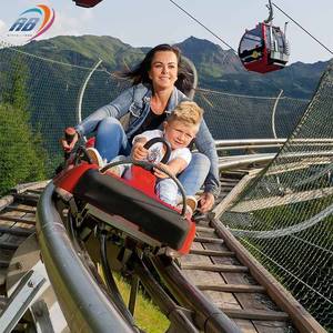 Parco divertimenti all'aperto sfida avventure giostre gioco alpino vagone ferroviario montagne russe - Product Image 2