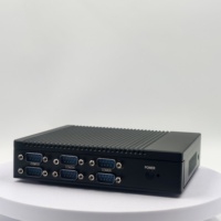 Mini PC industriel sans ventilateur Nuc Intel J6412 DDR4 16 Go M.2 NVMe SSD DP HD 4K Display 2 LAN 6 COM 6 USB Linux window11 Barebone
