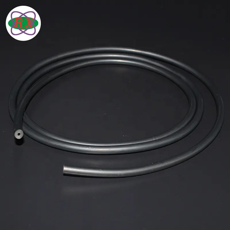 China fornecedor eletrônico condutor silicone tubulação tubo de silicone preto