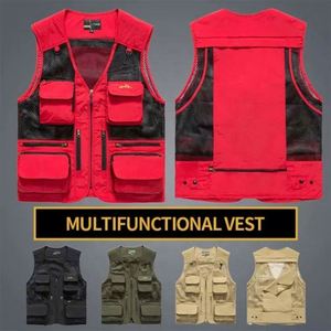 Gilet de pêche et de randonnée multi-poches en maille pour homme, idéal pour le travail, les voyages et la photographie en extérieur (OEM) - Product Image 3