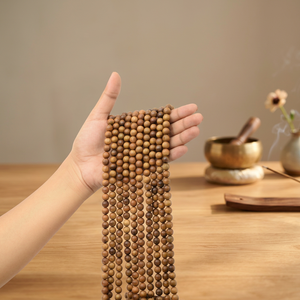 Cuentas de madera Boho Siras, cuentas sueltas para la fabricación de joyería, para meditación y fines espirituales, venta al por mayor. - Product Image 3