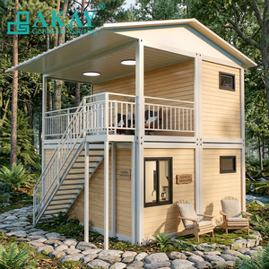 Maisons modulaires portables en conteneurs à construction rapide sur mesure, abri en acier antirouille, maisons préfabriquées modulaires avec balcon - Product Image 3