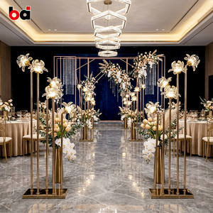 Farolas de Hierro de Estilo Nórdico, Elegantes y Románticas, con Diseño de Luna, para Eventos de Boda y Decoración de Escenarios de Banquetes de Hotel - Product Image 6