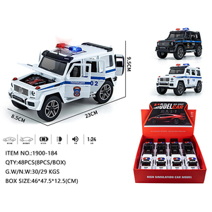 Lambor 1:24 <span class=keywords><strong>Voiture</strong></span> de <span class=keywords><strong>police</strong></span> en métal moulé sous pression Véhicule de <span class=keywords><strong>patrouille</strong></span> <span class=keywords><strong>Voiture</strong></span> de flic avec ouverture arrière 4 portes pour enfants russes - Product Image 2