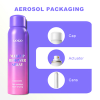 Spray démaquillant nettoyant en profondeur qui laisse la peau souple, complexe de céramides, apaisant et calmant, spray démaquillant clarifiant les pores