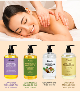 Huile essentielle de lavande naturelle Kanho pour <span class=keywords><strong>massage</strong></span> de couple sensuel Relaxant Raffermissant Bienfaits de l'huile de soin du corps - Product Image 1