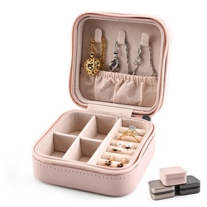 Jewelry Box Portable Storage case small jewelry case Women Display Travel Case for gift