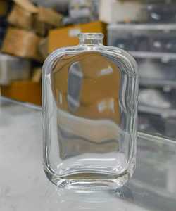 Premium Clear Glass Empty Perfume <b>Bottles</b> <b>Sprayer</b> Pump Frost Rectangle Shape for Fragrances Attar Essential <b>Oil</b> Packaging - Product Image 3