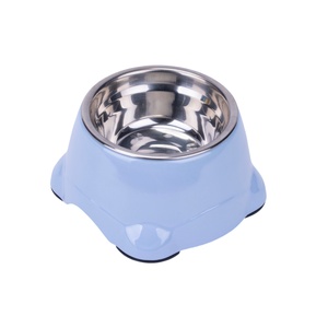 Gamelle pour animaux de compagnie en acier inoxydable 304 de qualité alimentaire avec logo personnalisé, base antidérapante, pour nourriture sèche et humide et eau potable - Product Image 1
