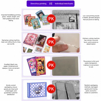 Jeu de cartes Premium personnalisé boîte mystère de table étoile Anime carte brillante périphérique holographique petites cartes