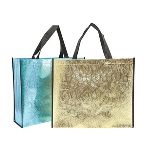 Bolsa de compra personalizada, no tejida, reciclable, estampada, <span class=keywords><strong>pp</strong></span> - Product Image 1