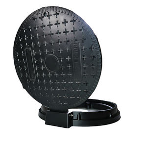 C250 600mm SMC 맨홀 커버 EN124 플라스틱 복합 도로 제품 - Product Image 5