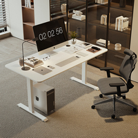 Table de bureau debout de jeu d'ascenseur de bureau réglable en hauteur électrique de double moteur professionnel