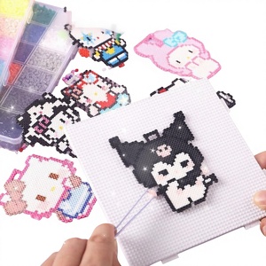 Kit de Cuentas Perler 3D para Manualidades, Juego Creativo Hecho a Mano, Juguete Educativo para Niños, Regalos para Fiestas - Product Image 1