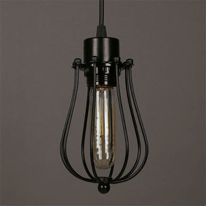 Retro amerikan endüstriyel yaratıcı sanat tek ampul kuş kafesi Loft kolye işık restoran bar için - Product Image 3