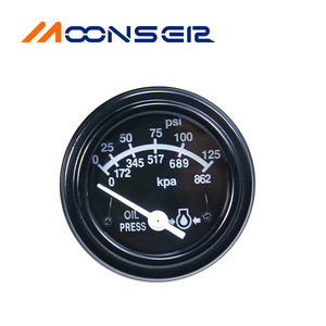 Moonsen Diesel <b>Generator</b> Oil Pressure Gauge 3015232 DC Pointer Type 12V 24V - Product Image 4