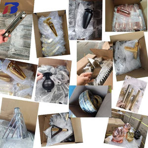 OEM Fabrik Kundenspezifisches Möbelzubehör Metall Eisen Stahl <span class=keywords><strong>Sofa</strong></span> Stützbeine Neue Möbelbeine Gold - Product Image 6