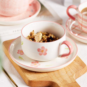 ถ้วยชากาแฟเซรามิกชุดแก้วพอร์ซเลนตลกพร้อมจานรอง - Product Image 2