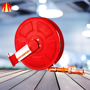 Matériel de lutte contre l'incendie : Dérouleur de tuyau d'incendie plat <span class=keywords><strong>auto</strong></span>-rétractable pour jardin, en polyuréthane rouge, 19mm/25mm/33mm, <span class=keywords><strong>25m</strong></span>/30m, facile à utiliser - Product Image 5