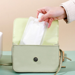 Portable Cosmetic Dispensing Bags 100ml Rectangle Transparent For Travel Toiletries - Product Image 3