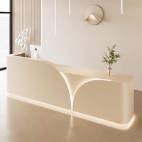 Nouveau design comptoir de réception de salon table réception comptoir de spa personnalisé pour bar spa