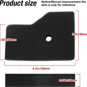 Honda Alternator Air Filter 17211-Z07-000 17218-Z07-000 For EB2000i EU20 <b>Generator</b> Parts - Product Image 4