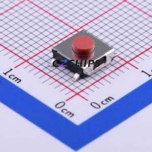 TS6631A4P Tactile Switch SMD-4P,6.2x6.2mm Switch Single Pole Single Throw Round Button 2.5N Vertical Mount - Product Image 1