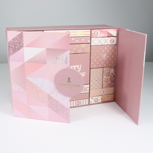 Calendario de Adviento de Lujo Personalizado de 25 Días, <span class=keywords><strong>Caja</strong></span> de Regalo Misteriosa para Cosméticos y Cuidado de la Piel, Cajas de Calendario de Papel Rígido con Materiales Reciclados - Product Image 1
