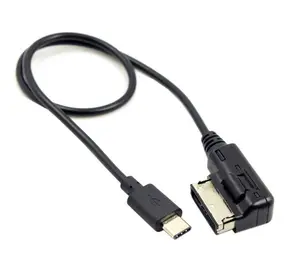 Mmi Ami Naar Usb C Muziek Interface Mp3 Aux Audio Kabel Adapter Voor Audi A6 A8 Q7